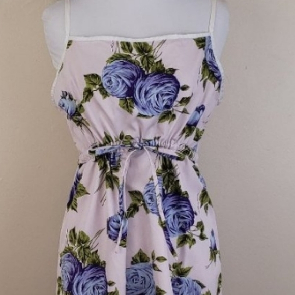 Kate Spade blue rose print dress - Picture 3 of 5